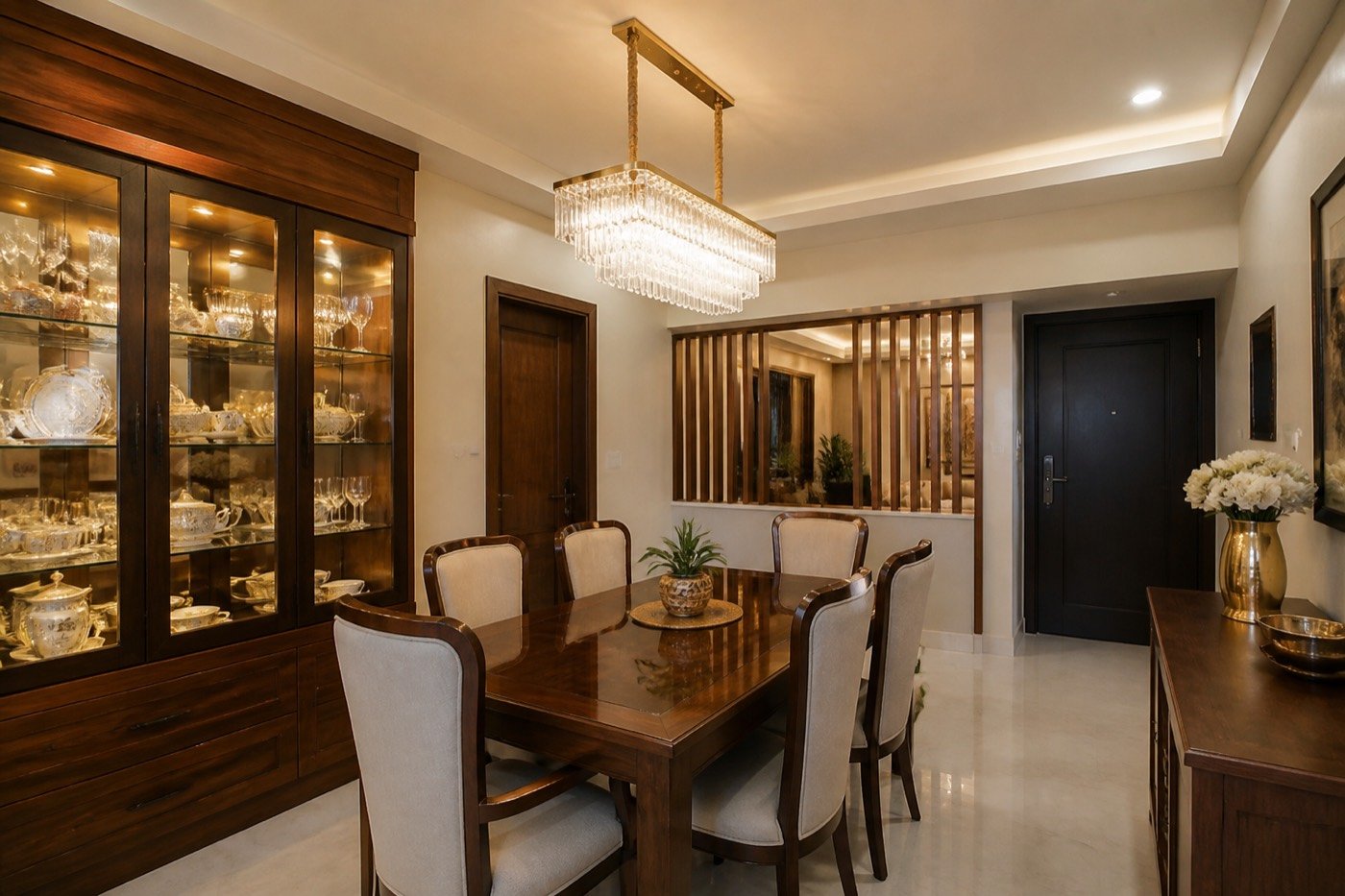 Living and dining room interior